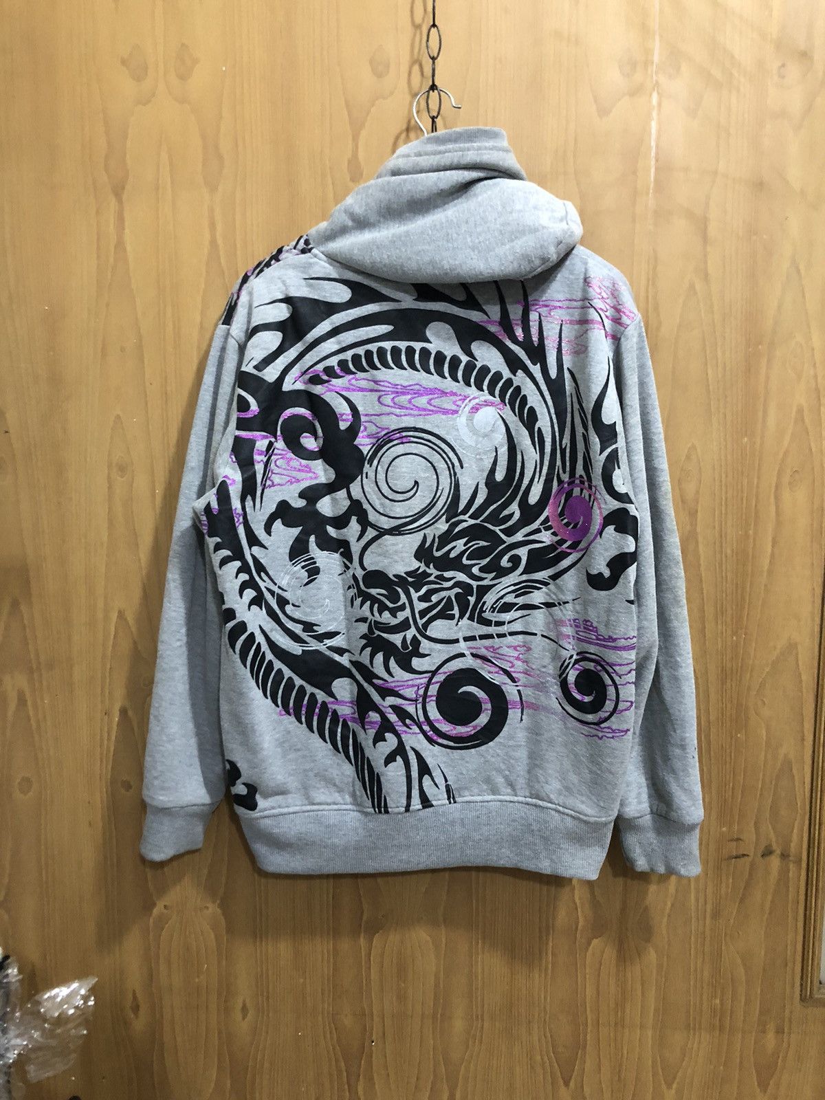 Japanese Brand Sukajan Dragon Zip Up Hoodie Size US XL / EU 56 / 4 - 1 Thumbnail