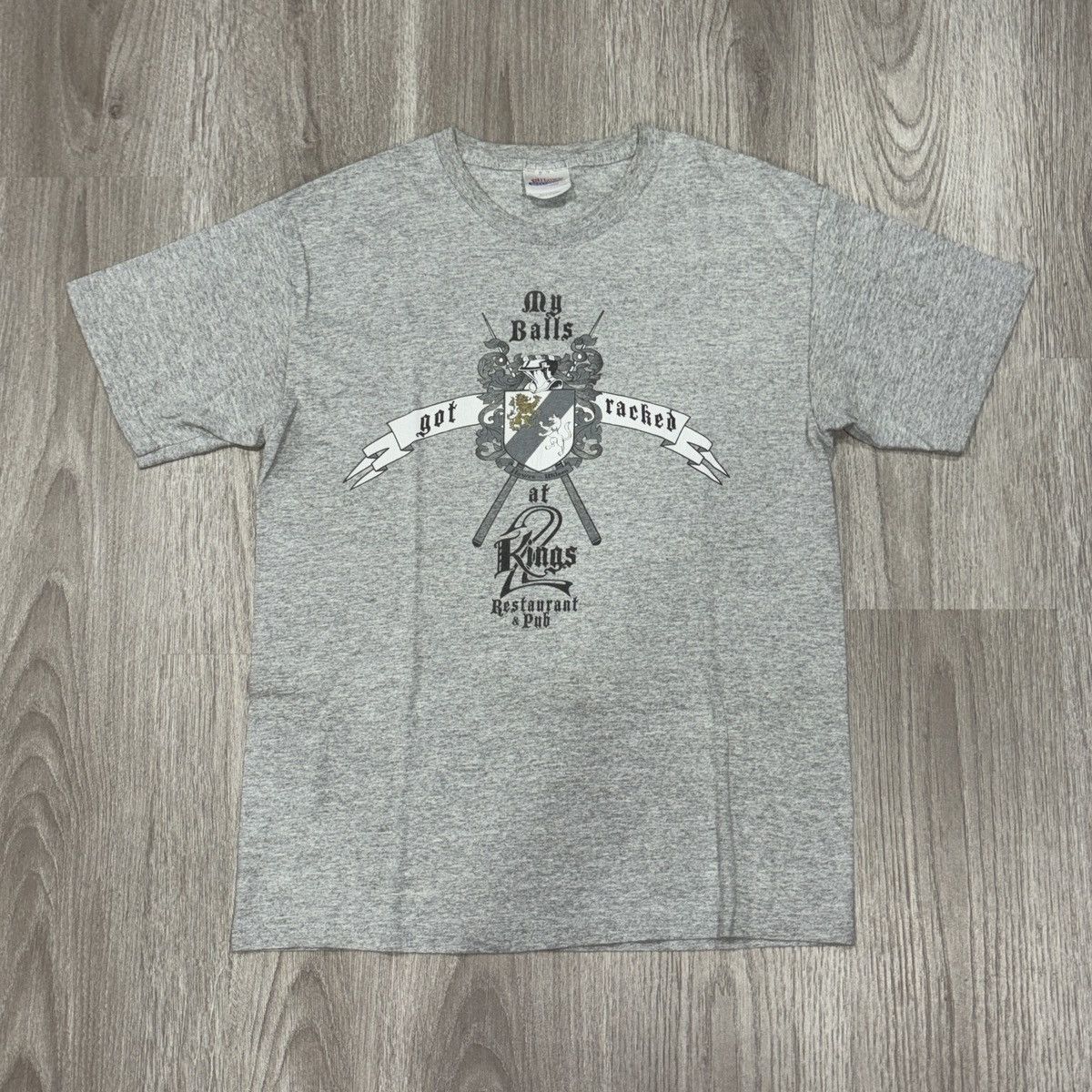 Hanes Vintage Hanes Heavyweight Graphic T Shirt Mens Medium Gray Size US M / EU 48-50 / 2 - 1 Thumbnail