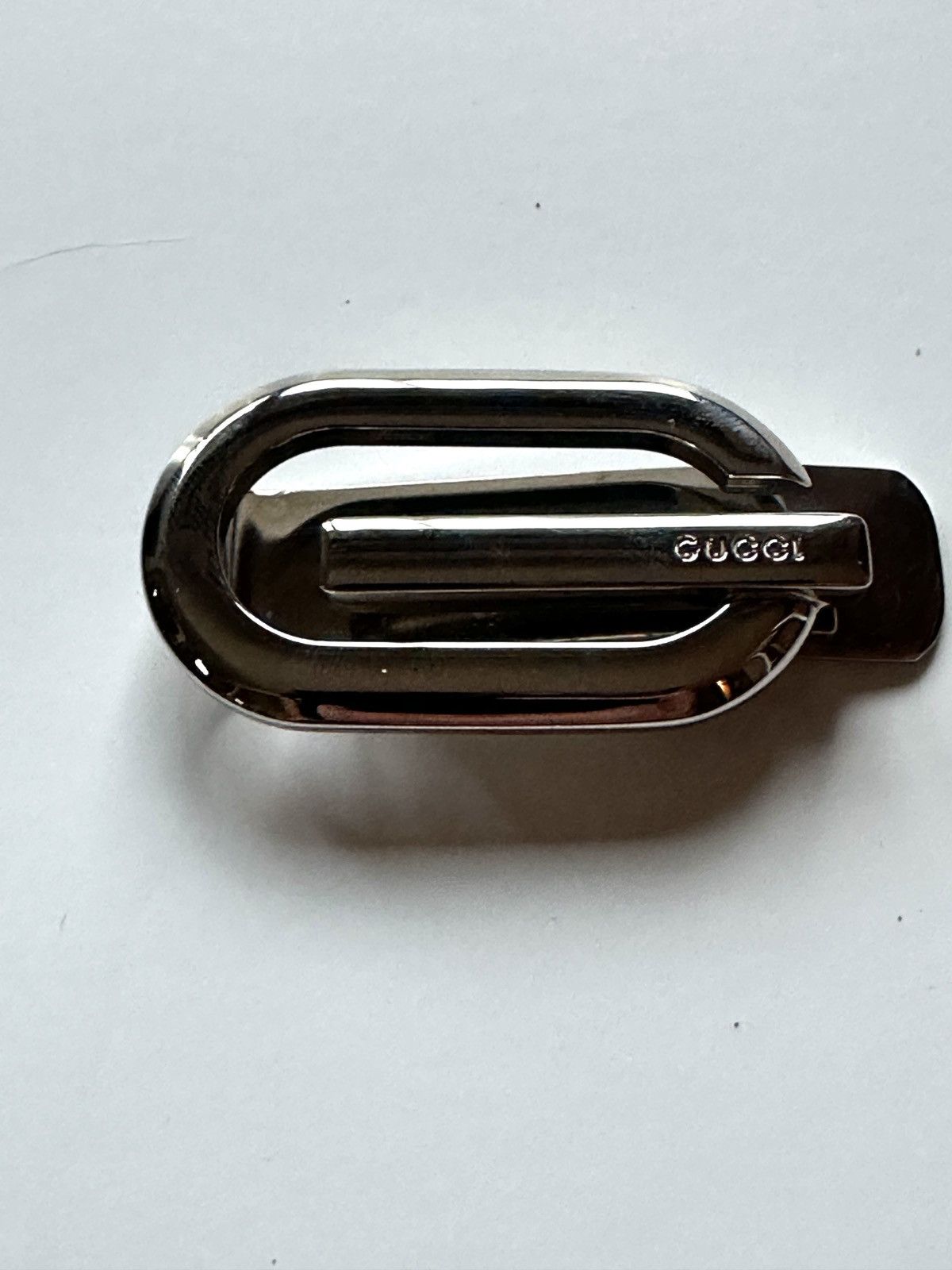 image of Gucci Money Clip - Tom Ford Era Mint! in Silver, Men's