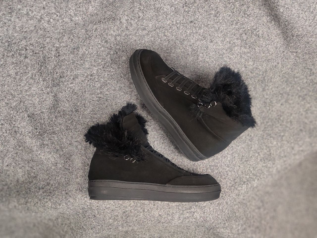 Jil Sander Jil Sander Navy Collection Suede Leather boots fur Shoes Size US 10 / IT 40 - 1 Thumbnail
