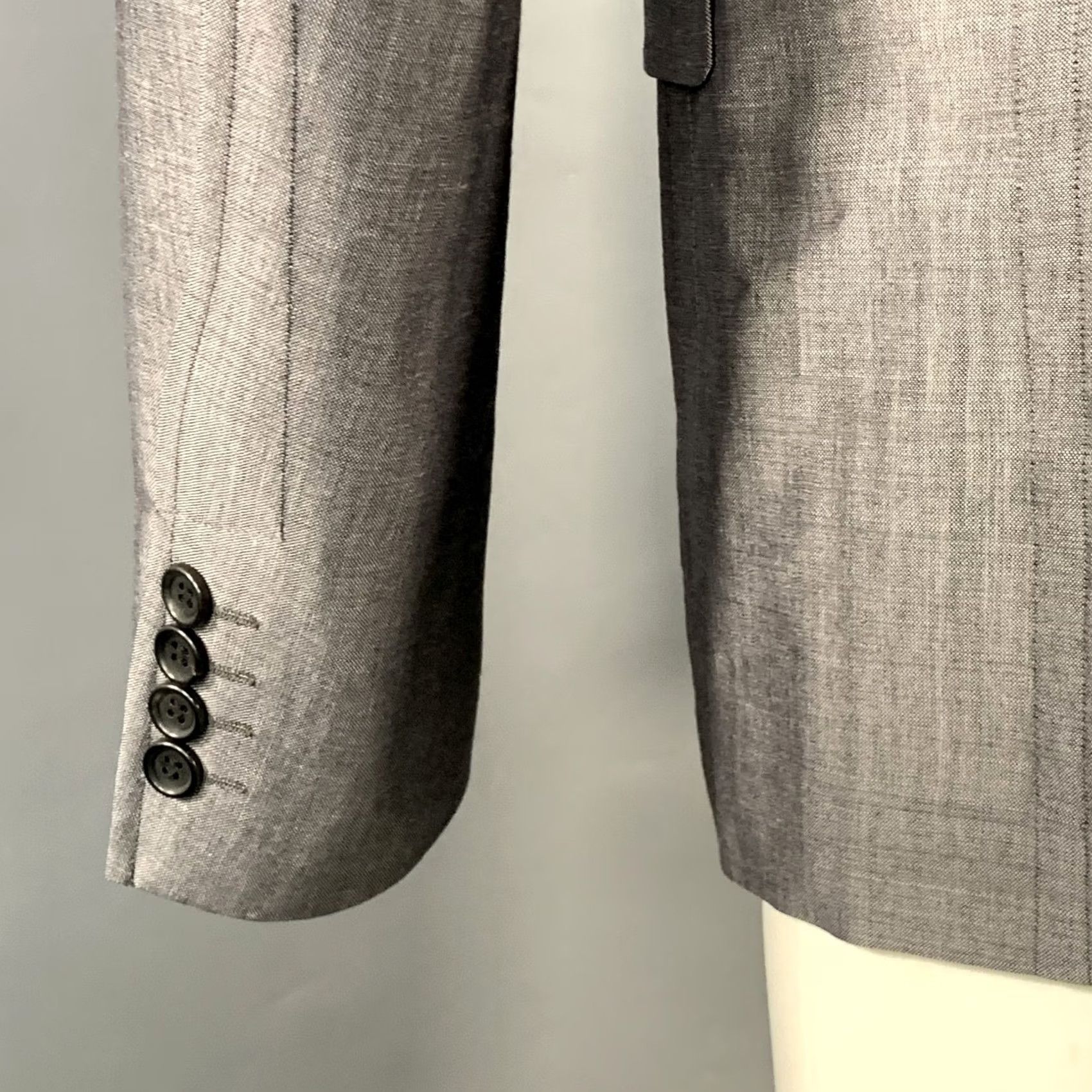 Comme des Garcons Girl COMME des GARCONS Size M Grey Mohair Wool Notch Lapel Sport Coat Mens Size US M / EU 48-50 / 2 - 5 Thumbnail