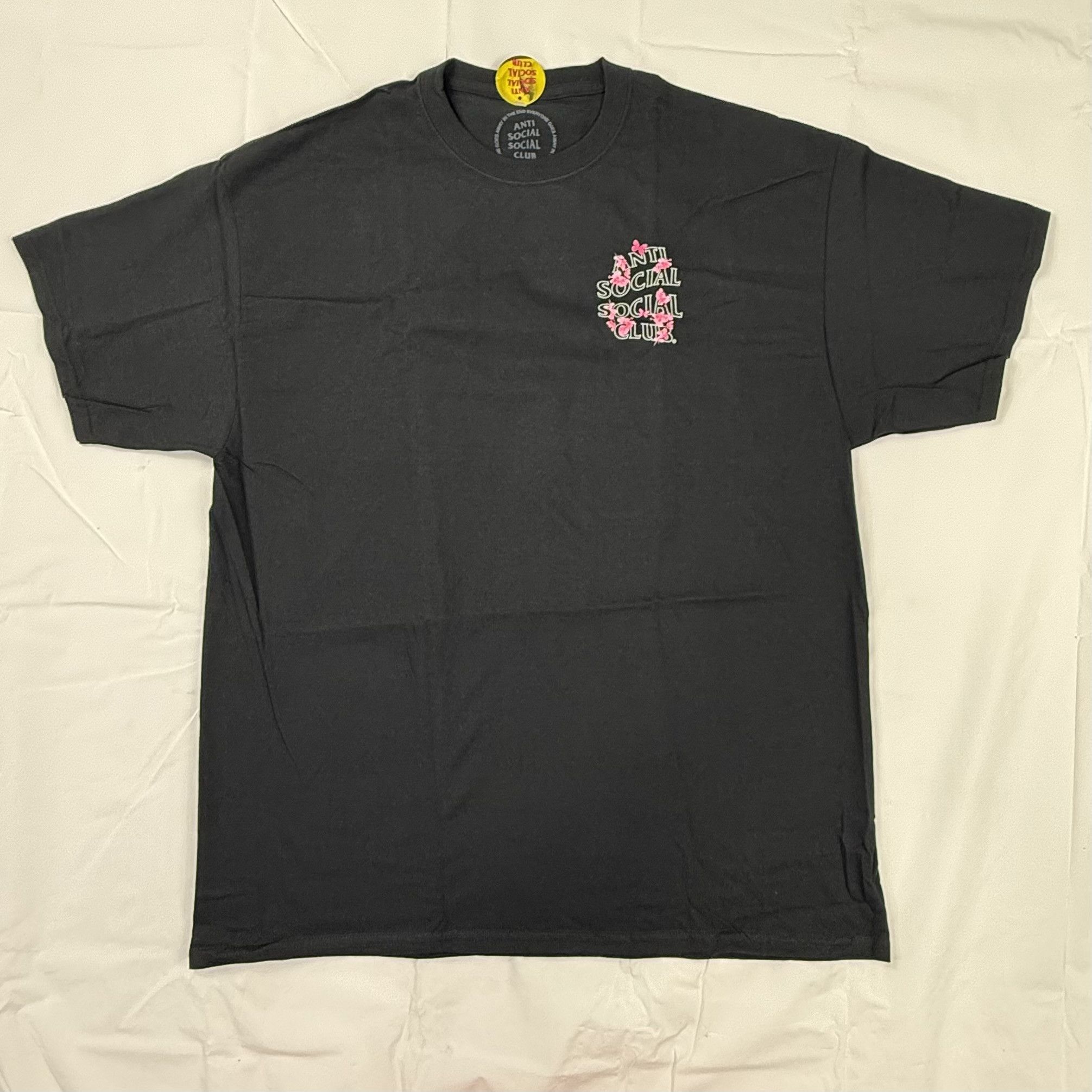 Anti Social Social Club Anti Social Social Club Kkoch Black Tee Cherry Blossom XL Size US XL / EU 56 / 4 - 2 Thumbnail