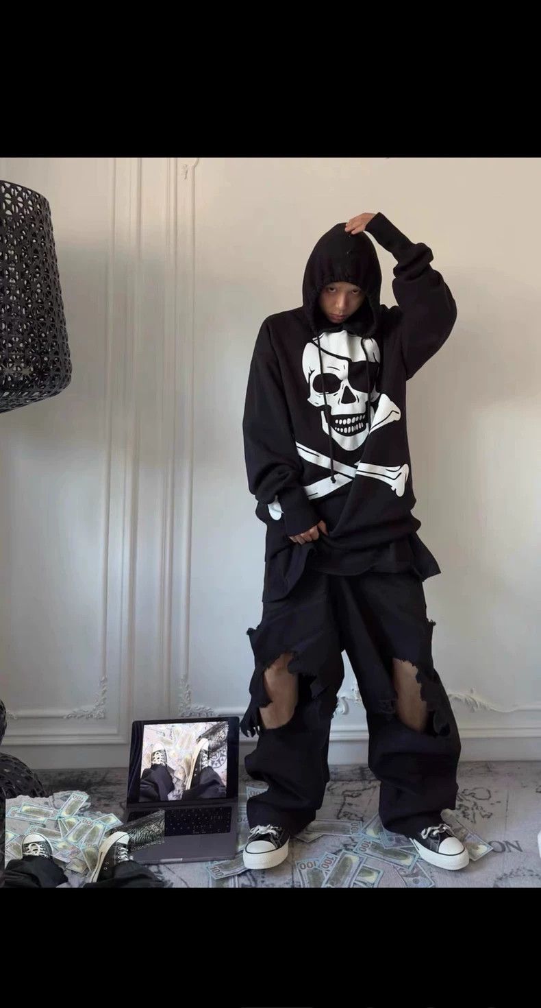 ウェア Grailed Vetements SS19 Spikes Skull Hoodie | Grailed