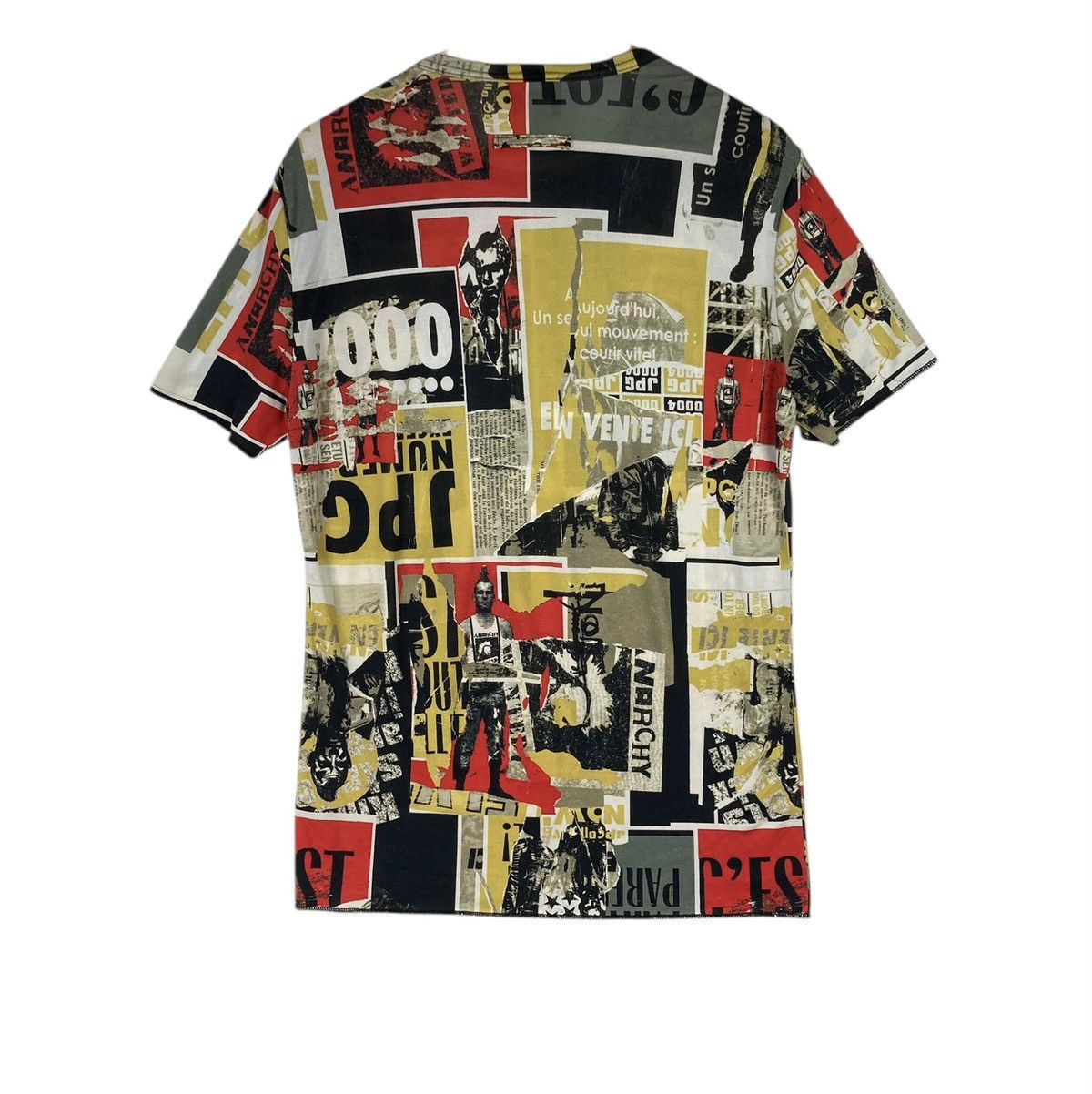 Jean Paul Gaultier Vintage 90s Runway Jean Paul Gaultier Anarchy Punk Newspaper Size US M / EU 48-50 / 2 - 5 Thumbnail