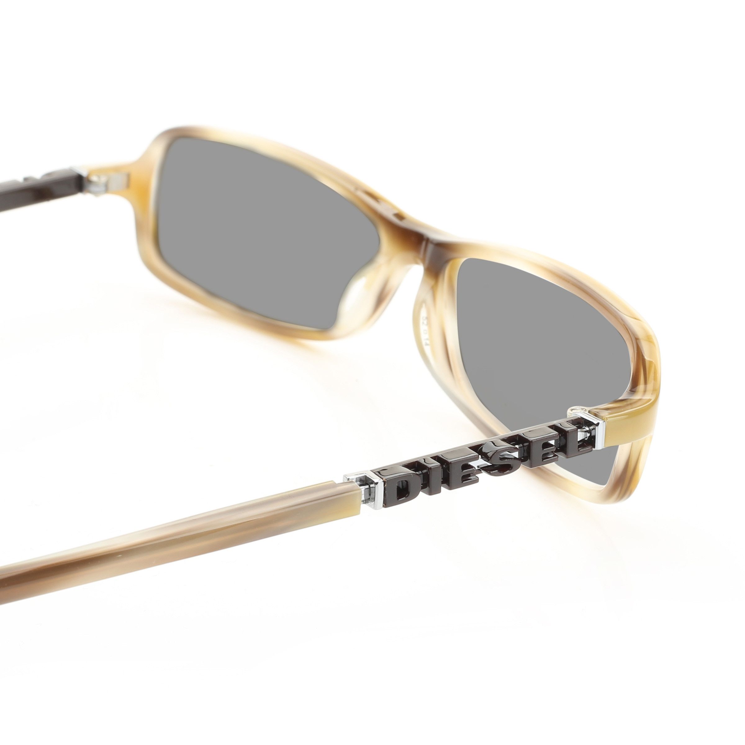 Diesel Diesel '00s Black Signature Tortoise Rectngular Sunglasses Size ONE SIZE - 1 Thumbnail