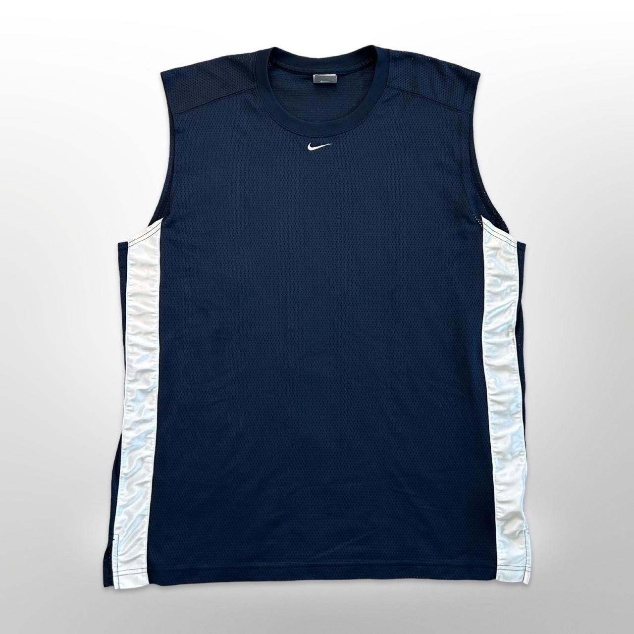 Nike Nike Vintage 00s Mesh Sleeveless Tank Top Size US XL / EU 56 / 4 - 1 Thumbnail