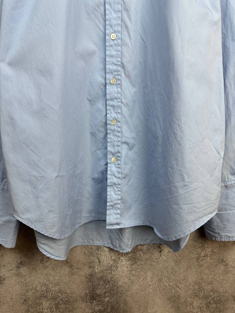 Anderson & Sheppard Anderson & Sheppard Savile Row Light Blue Dress Shirt French Size US XL / EU 56 / 4 - 7 Thumbnail