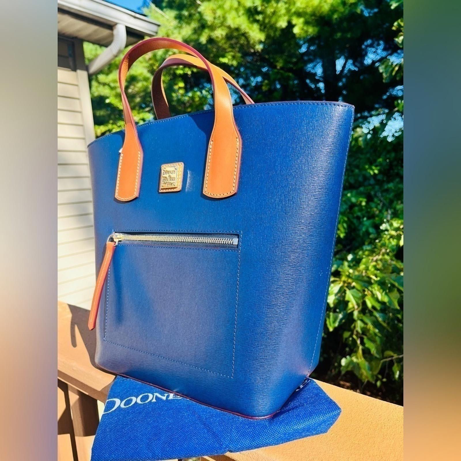 Dooney & Bourke Dooney And Bourke Darla Shopping Bag Marina Blue NWT Size ONE SIZE - 3 Thumbnail