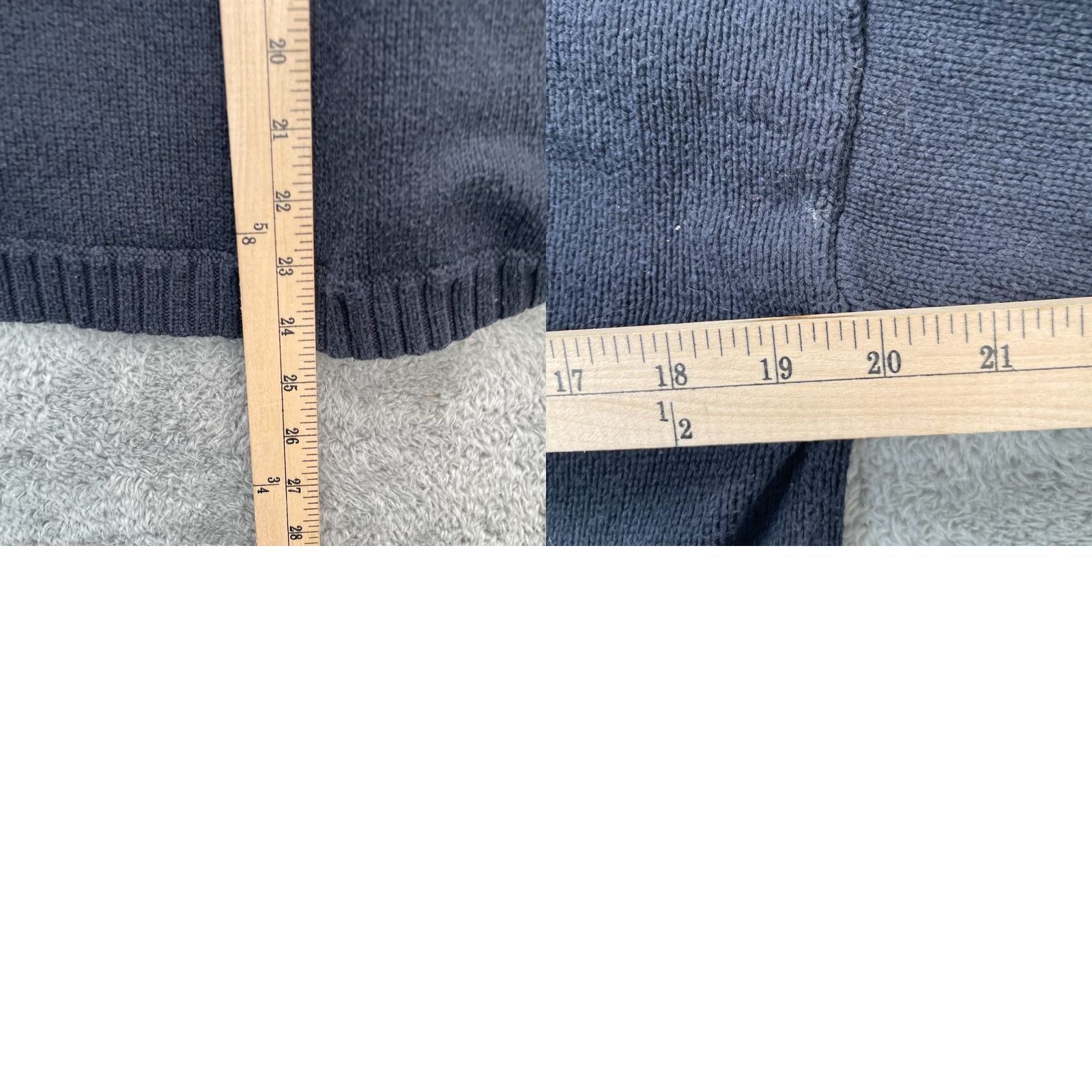 J. Jill J. Jill Scottish Terrier Sweater Womens Small Blue Crew Neck V-Neck Knit Pullover Size S / US 4 / IT 40 - 8 Thumbnail