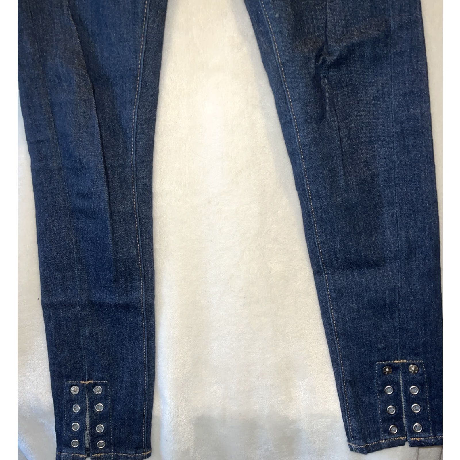 True Religion True Religion Women's Skinny Stretch Jeans XS Blue Designer Elastic Waist Dark Wash Size 26" / US 2 / IT 38 - 3 Thumbnail