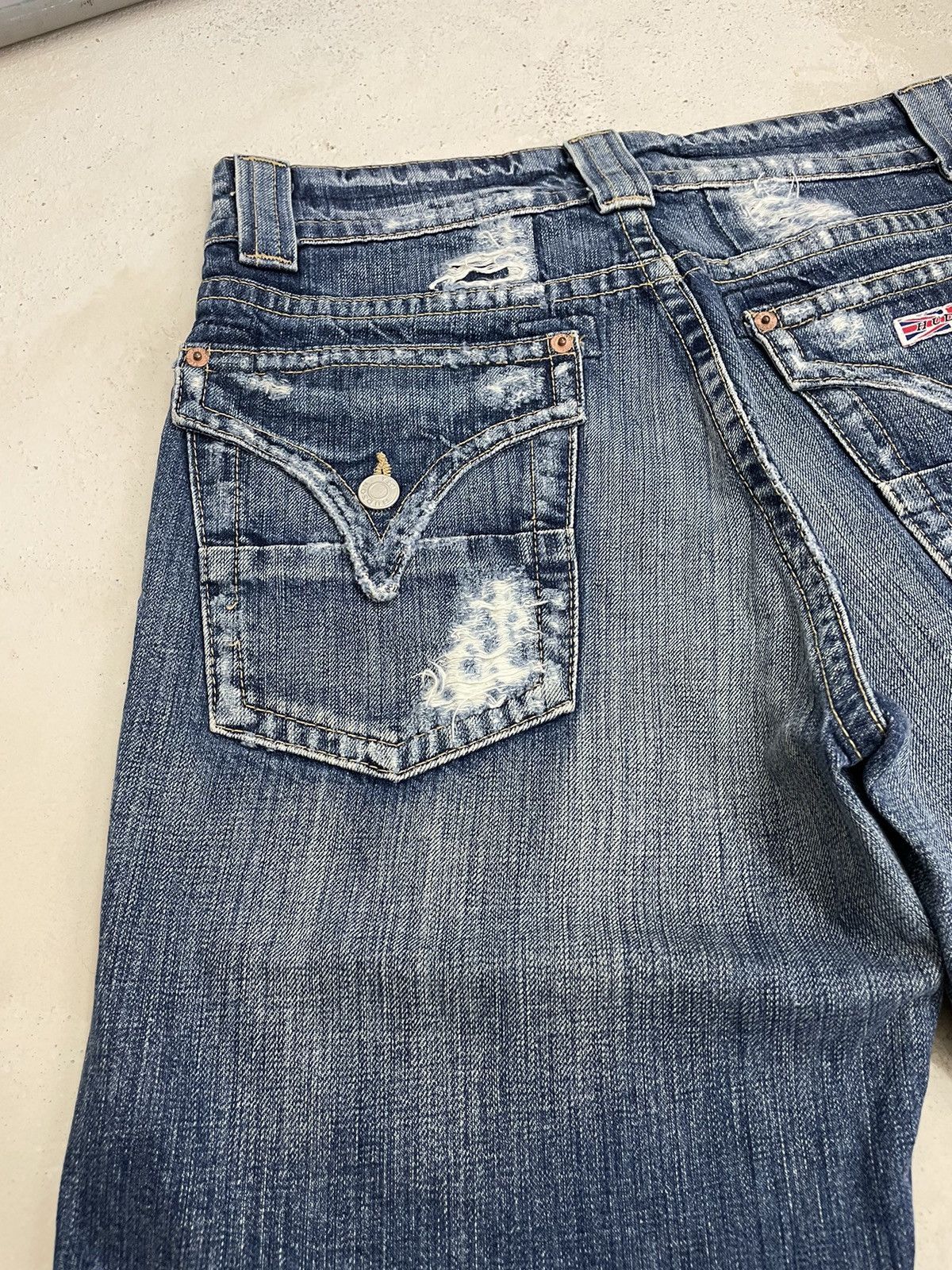 Hudson Vintage Hudson American Distressed Denim Pants (A14) Size US 29 - 10 Thumbnail
