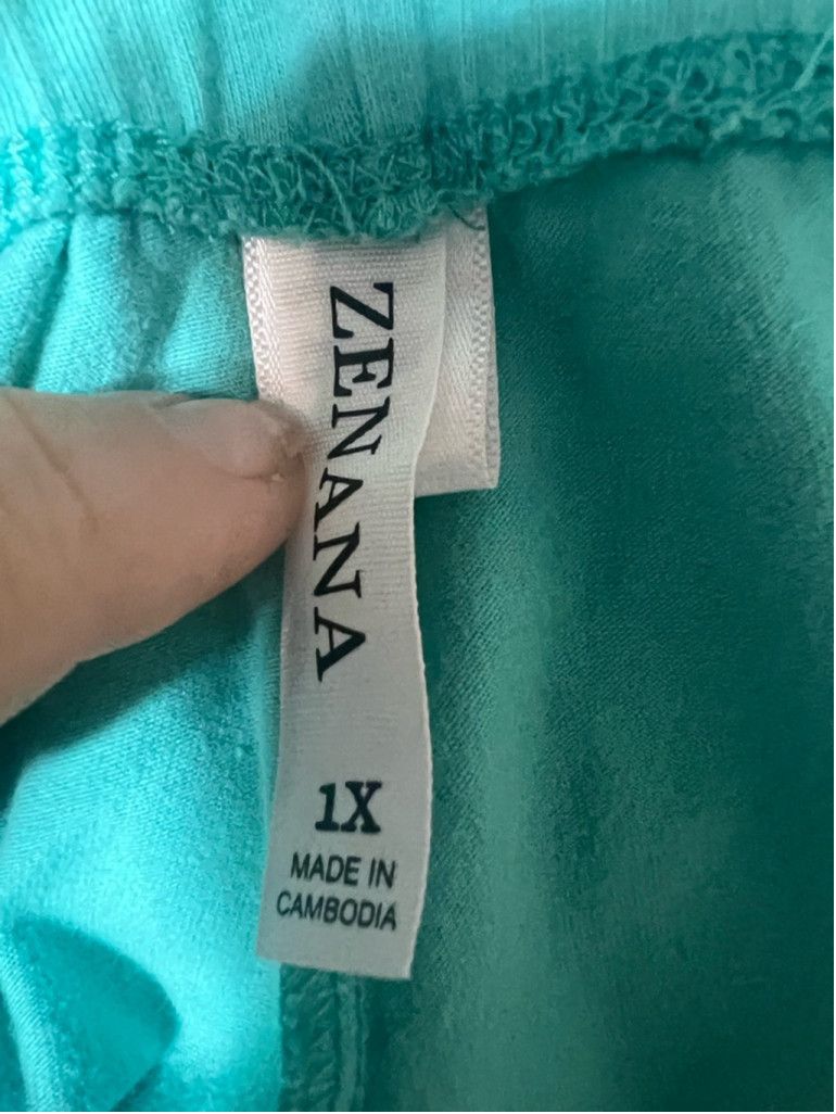 Other Women Zenana Capri Size 1X Green Size 38" / US 16 / IT 52 - 3 Thumbnail