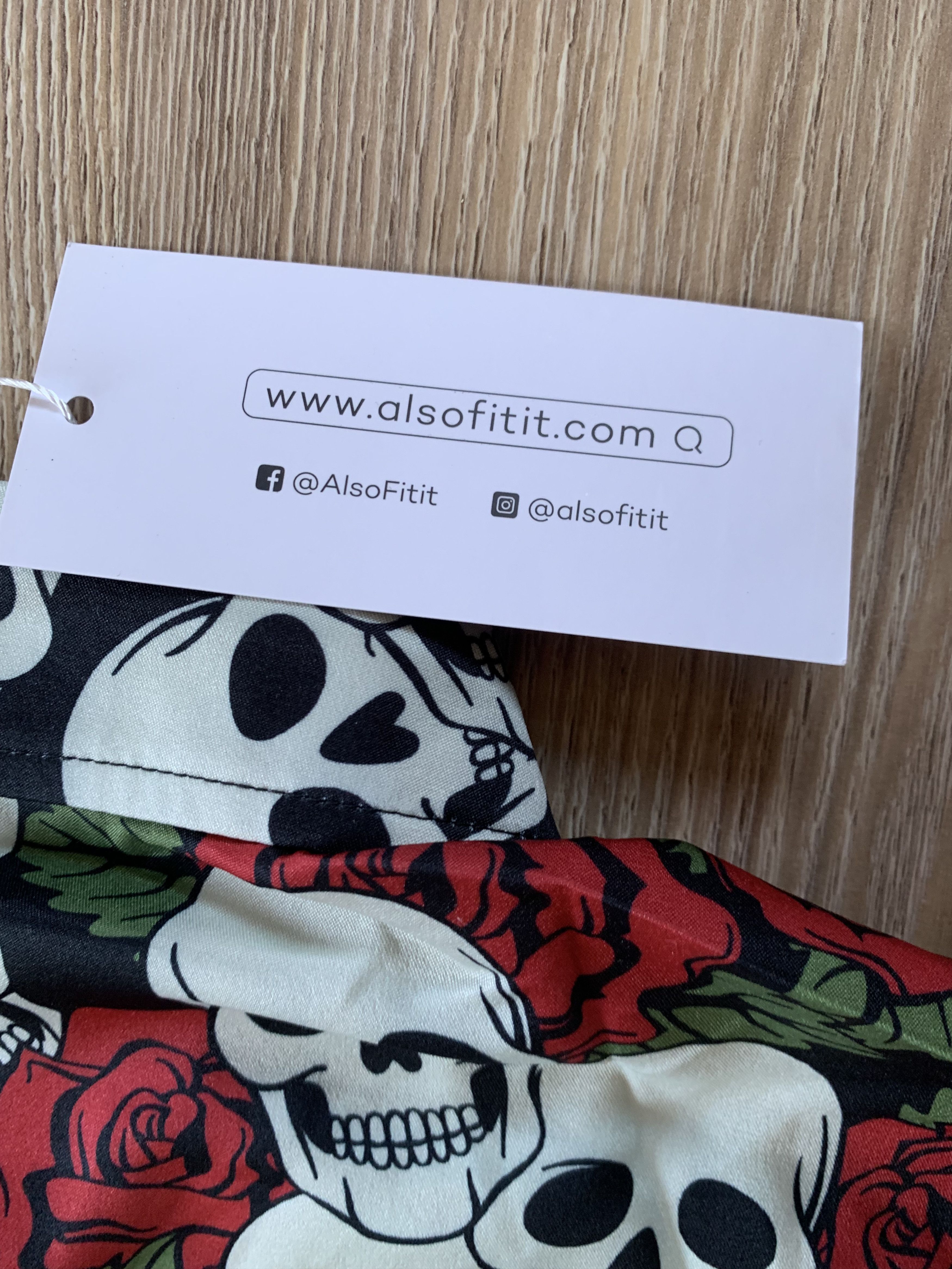 Other Alsofitit Skull Printed Breathable Button Up Hawaiian Shirt Size US XL / EU 56 / 4 - 6 Thumbnail