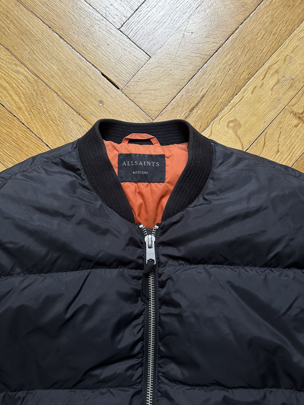 Allsaints Allsaints Puffer Down Mens Cropped Bomber Jacket Size US M / EU 48-50 / 2 - 4 Thumbnail
