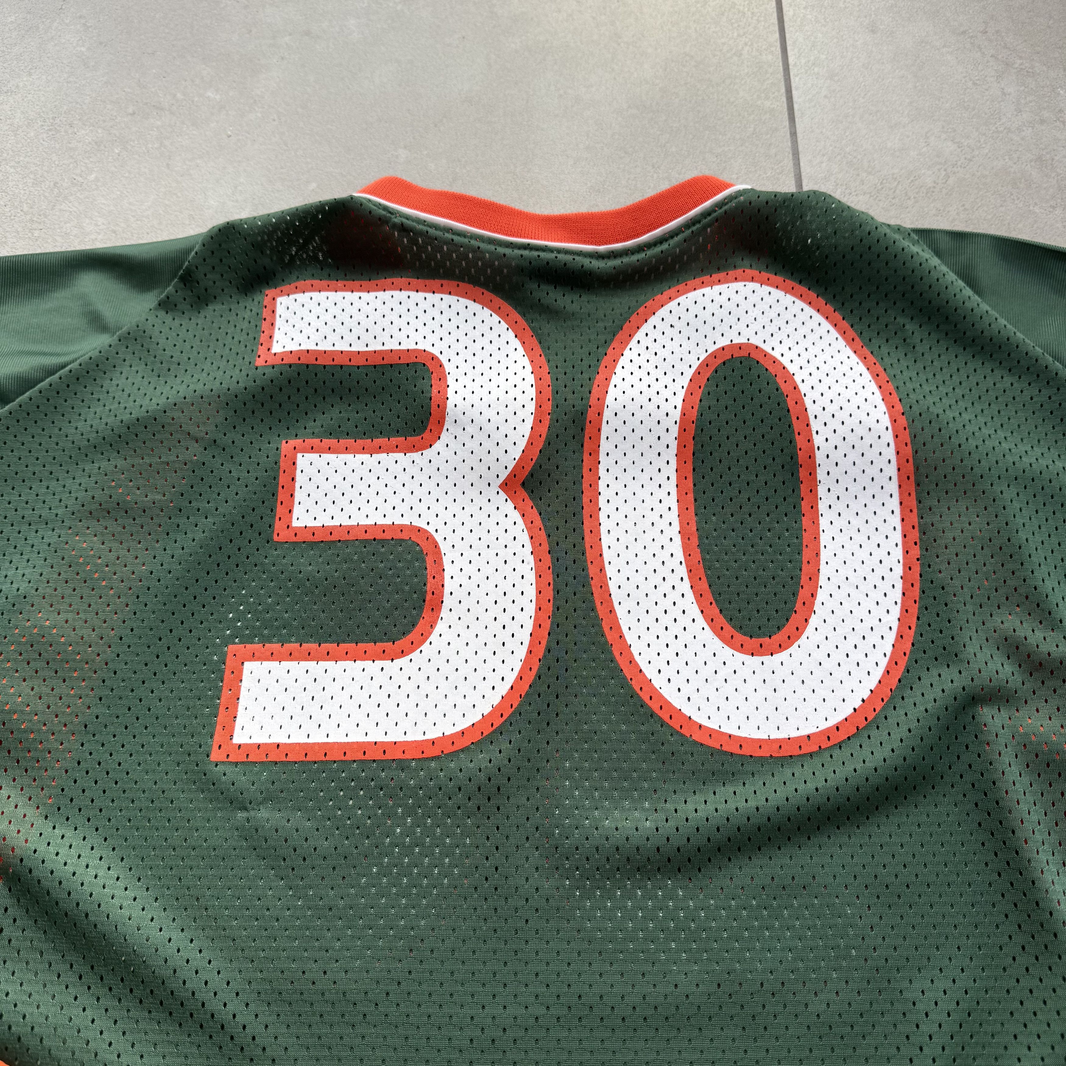 Nike Vintage Y2K Nike Team University of Miami Football Jersey Size US M / EU 48-50 / 2 - 4 Thumbnail