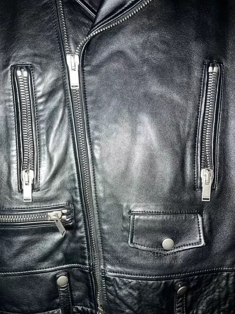 Saint Laurent Paris Saint Laurent Paris Moto Leather Jacket i Size US M / EU 48-50 / 2 - 4 Thumbnail