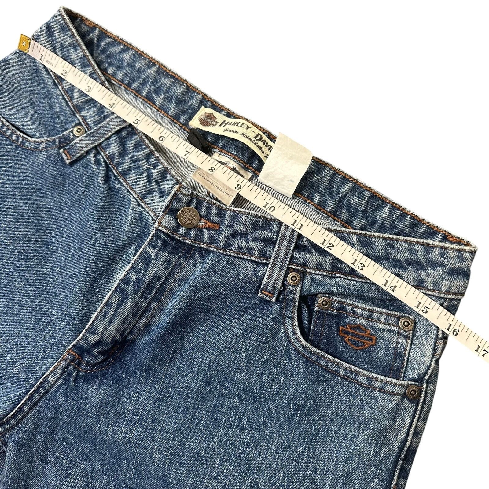 Harley Davidson Harley-Davidson Relaxed Thigh Bootcut Jeans Petite Size 6 Size 28" / US 6 / IT 42 - 4 Thumbnail