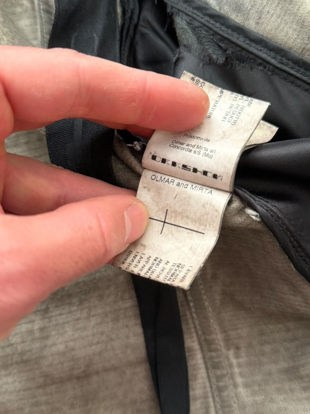 Rick Owens 2000’s Sample Hogwash Distressed Corduroy Leather Hybrid Size US M / EU 48-50 / 2 - 14 Thumbnail