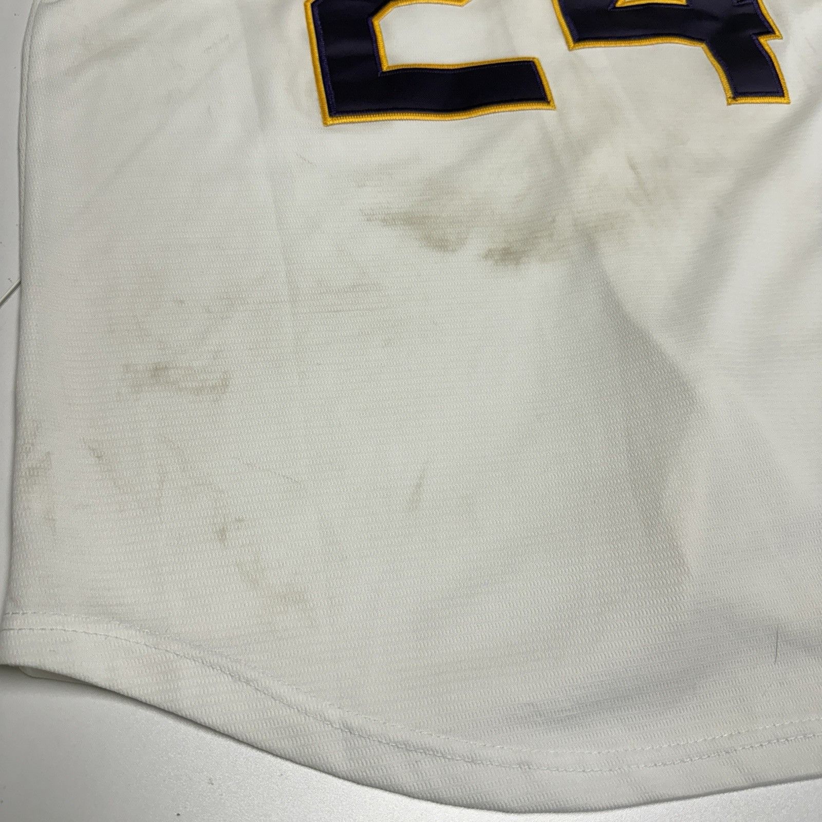 Other Mamba Kobe Bryant Baseball Jersey 8 24 White Large 23x29 Size US L / EU 52-54 / 3 - 12 Thumbnail