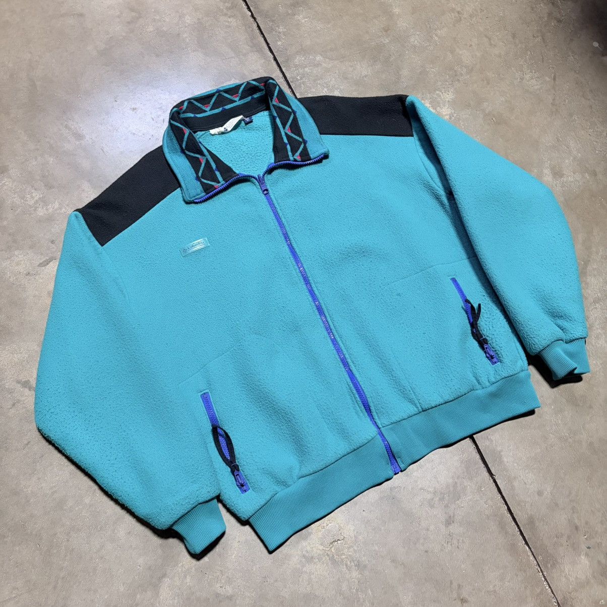 Columbia Vintage Columbia Sportswear Fleece Jacket Aztec Outdoor Ski Size US XL / EU 56 / 4 - 2 Thumbnail