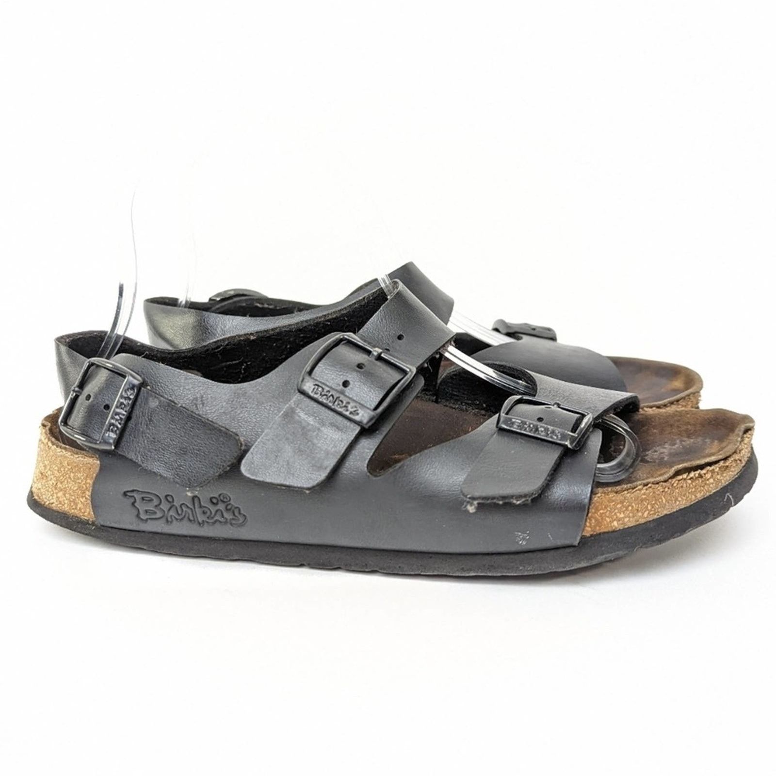 Birkenstock Birkenstock Black Leather Milano Sandals - 8 Size US 8 / IT 38 - 6 Thumbnail