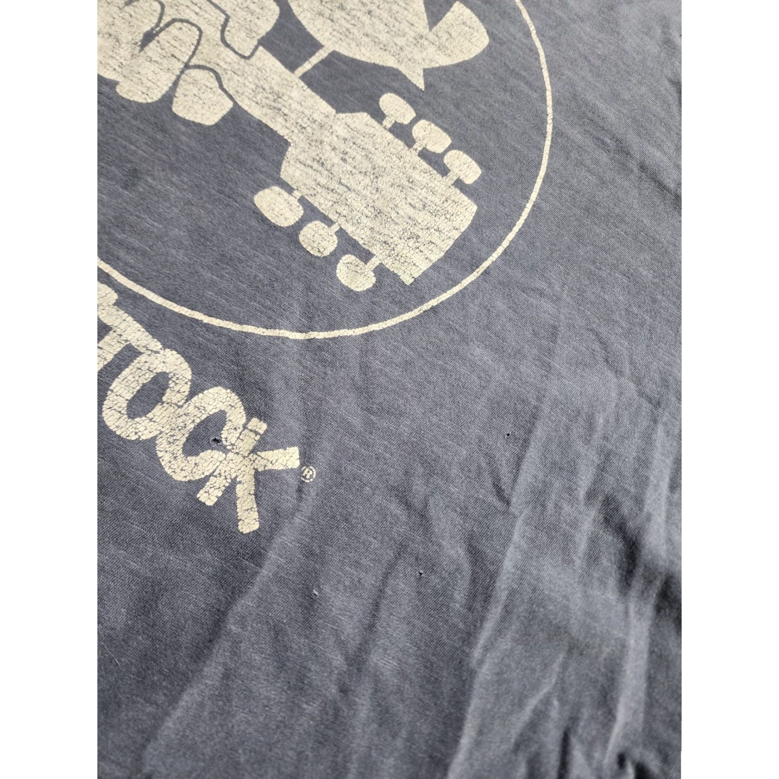 Lucky Brand VINTAGE Lucky Brand T-Shirt Men 2XL Short Sleeve Blue Cotton Faded Woodstock 60s 70s Retro Size US XXL / EU 58 / 5 - 6 Thumbnail