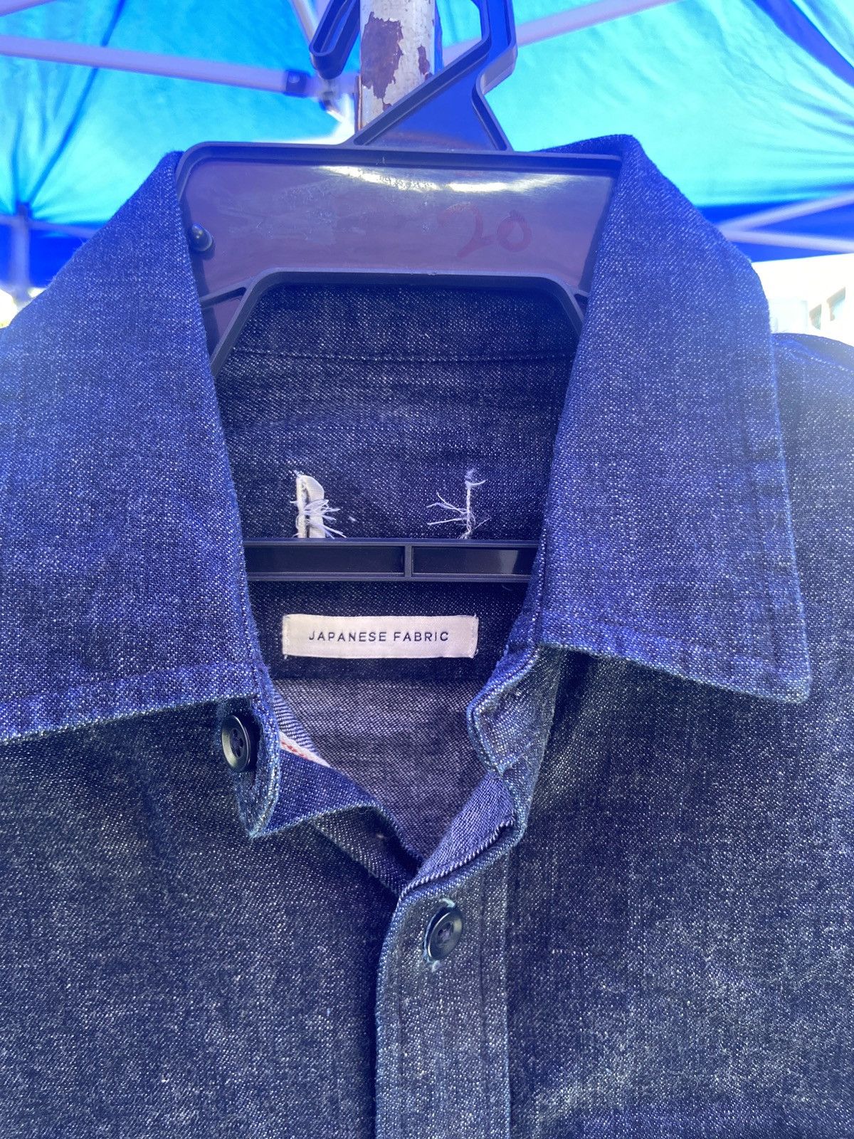 Japanese Brand japanese denim shirt Size US L / EU 52-54 / 3 - 4 Thumbnail