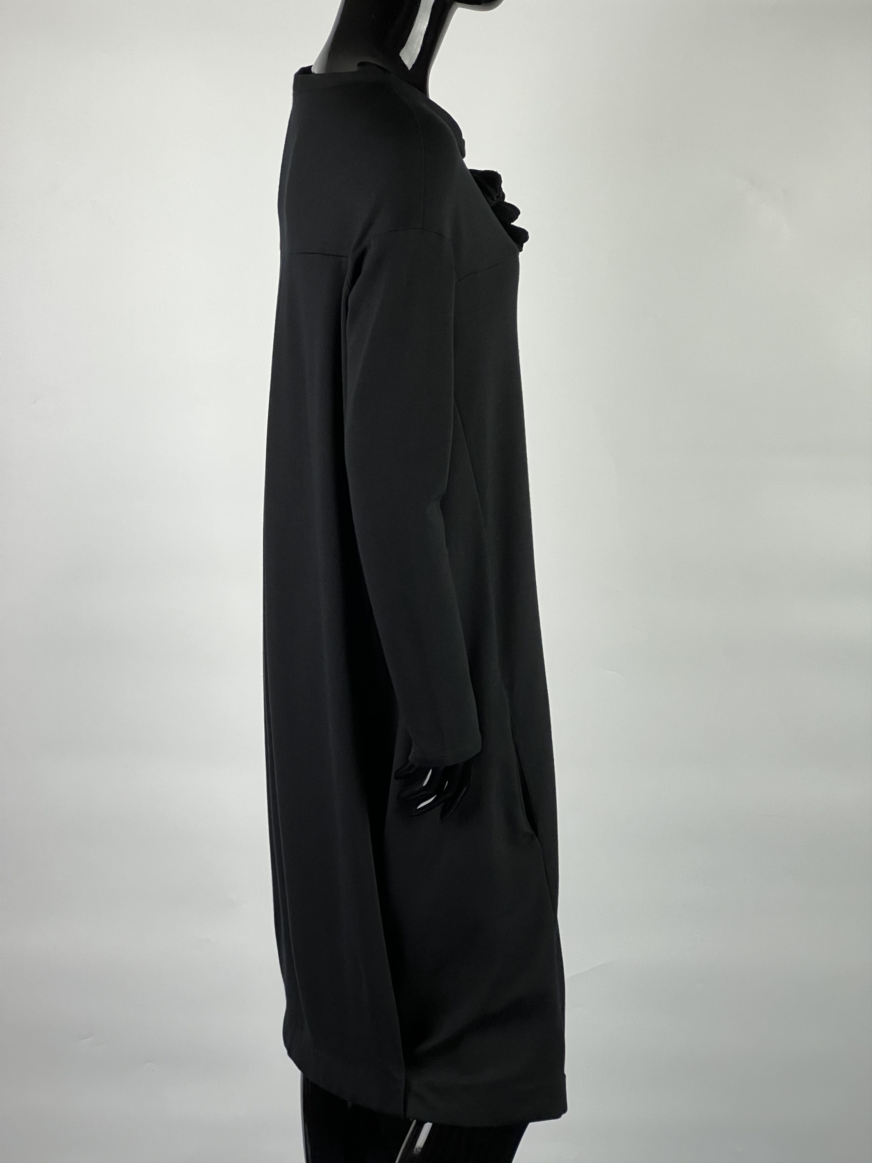DOROTHEE SCHUMACHER Dorothee Schumacher Black Long Sleeve Knee Dress Size 3 Size L / US 10 / IT 46 - 2 Thumbnail