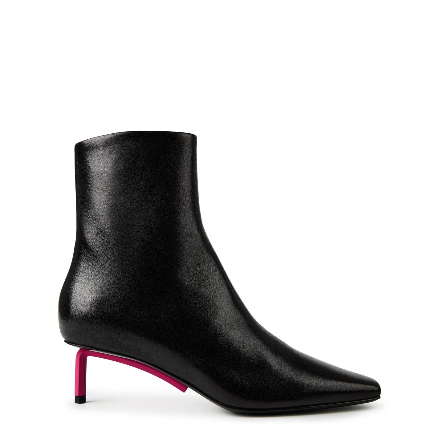 Off-White o1g2r1mq0125 Nappa Ankle Boots in Black Size US 9 / IT 39 - 1 Thumbnail