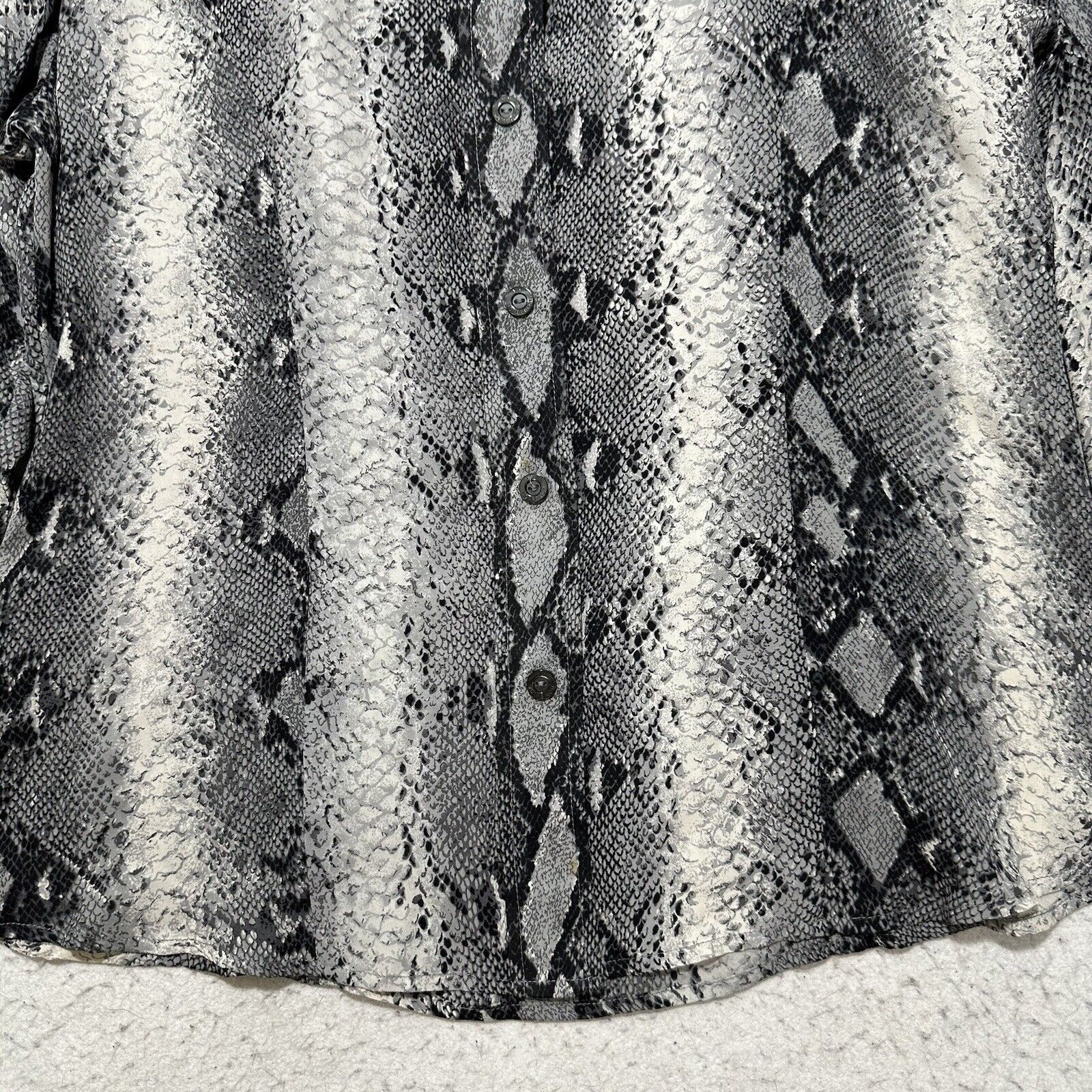 Other Votre Nom Medium Silk Button Down Shirt Animal Print Size M / US 6-8 / IT 42-44 - 4 Thumbnail