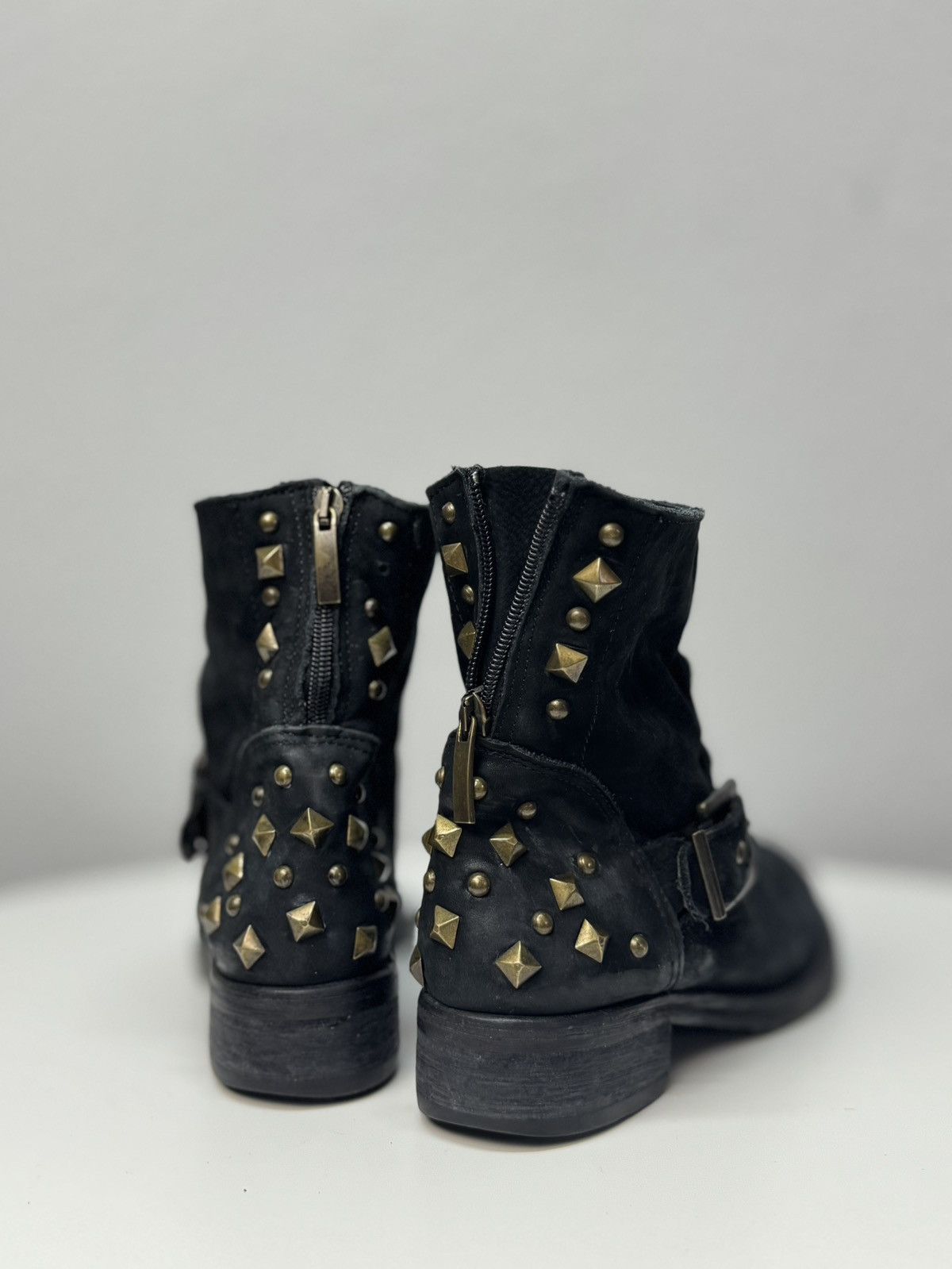 A.S.98 Vintage A.S. 98 leather Western boots ankle Margiela Prada Size US 8 / IT 38 - 7 Thumbnail