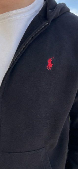 Polo Ralph Lauren Polo Ralph Lauren Zip Hoodie Schwarz Gr. M – Top Zustand 🔥 Size US M / EU 48-50 / 2 - 4 Thumbnail