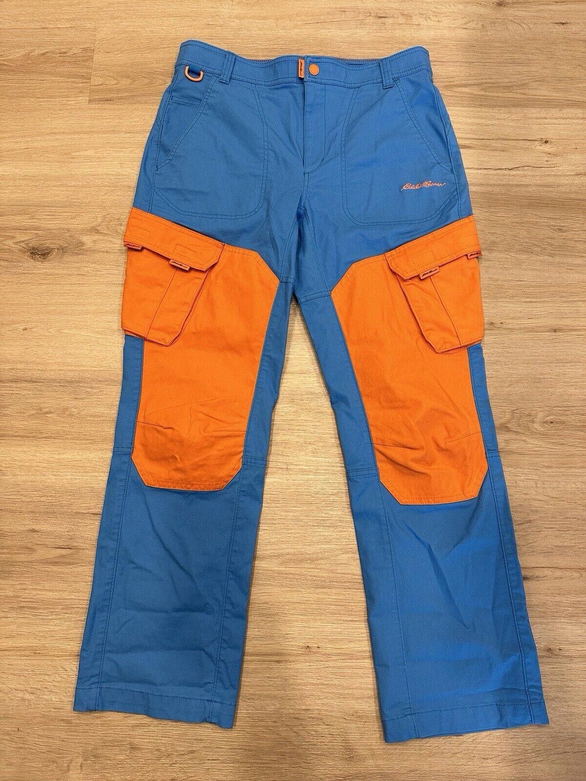 Eddie Bauer Double Knee Pants Baggy 32x30 Homme Femme Eddie Bauer Size US 32 / EU 48 - 1 Thumbnail