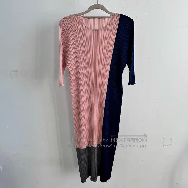 Issey Miyake Issey Miyake Color Block Dress Size M / US 6-8 / IT 42-44 - 1 Thumbnail