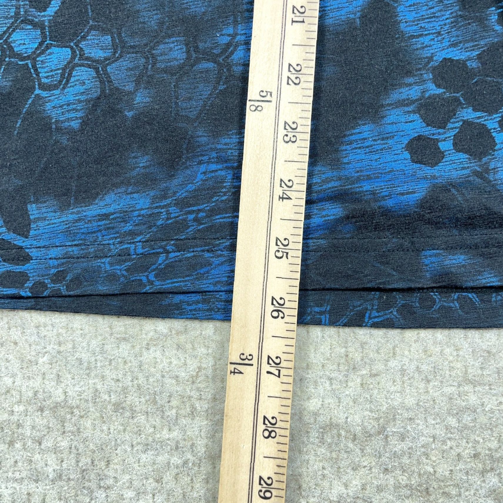 Affliction Affliction Shirt Men Medium Blue Tee Live Fast Chris Kyle MMA Spell Out Tie Dye Graphic Print Size US M / EU 48-50 / 2 - 7 Thumbnail