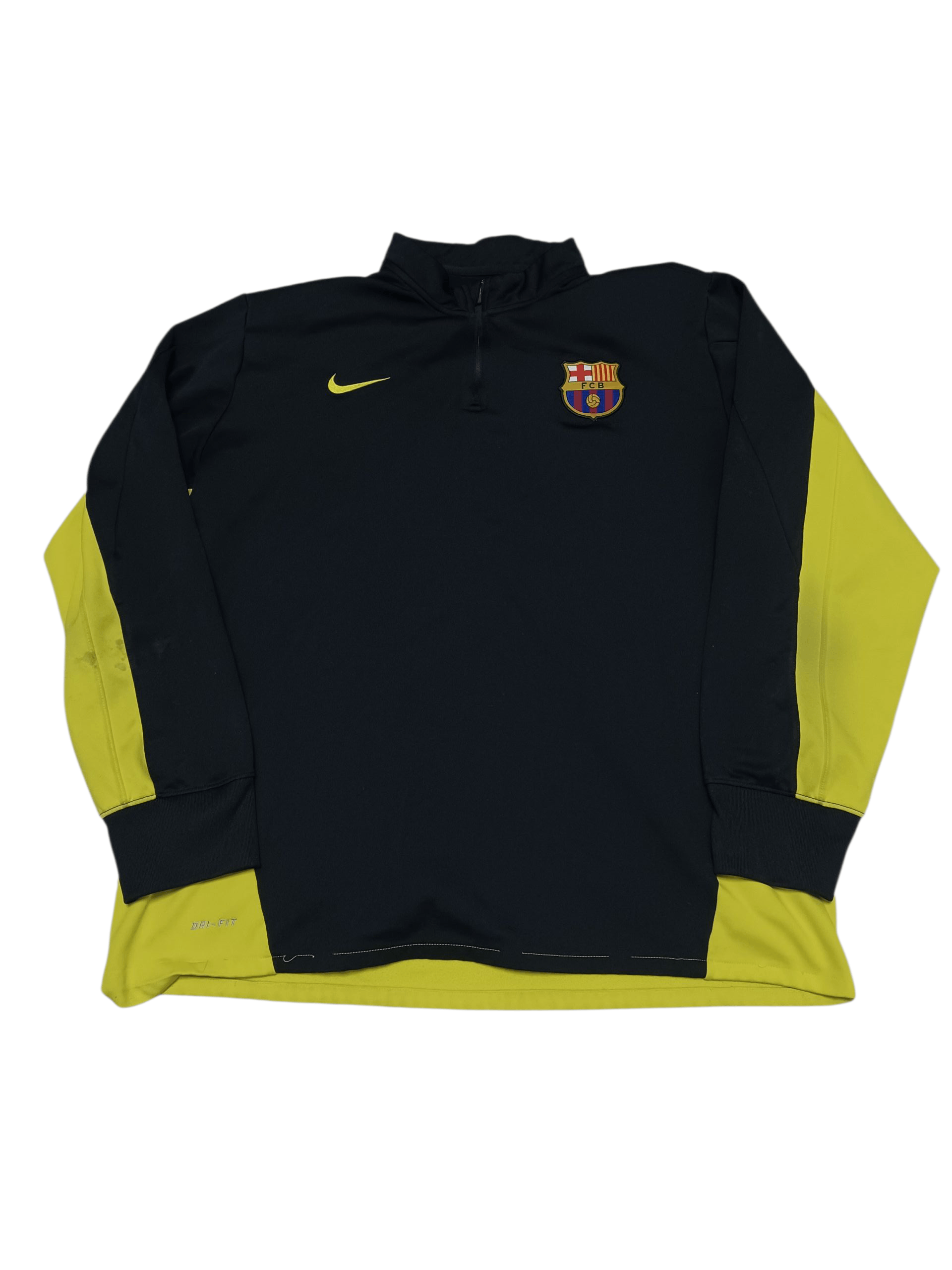 Nike BARCELONA NIKE VINTAGE 2013 THERMO TRAINING 1/4 SWEATSHIRT Size US XXL / EU 58 / 5 - 1 Thumbnail