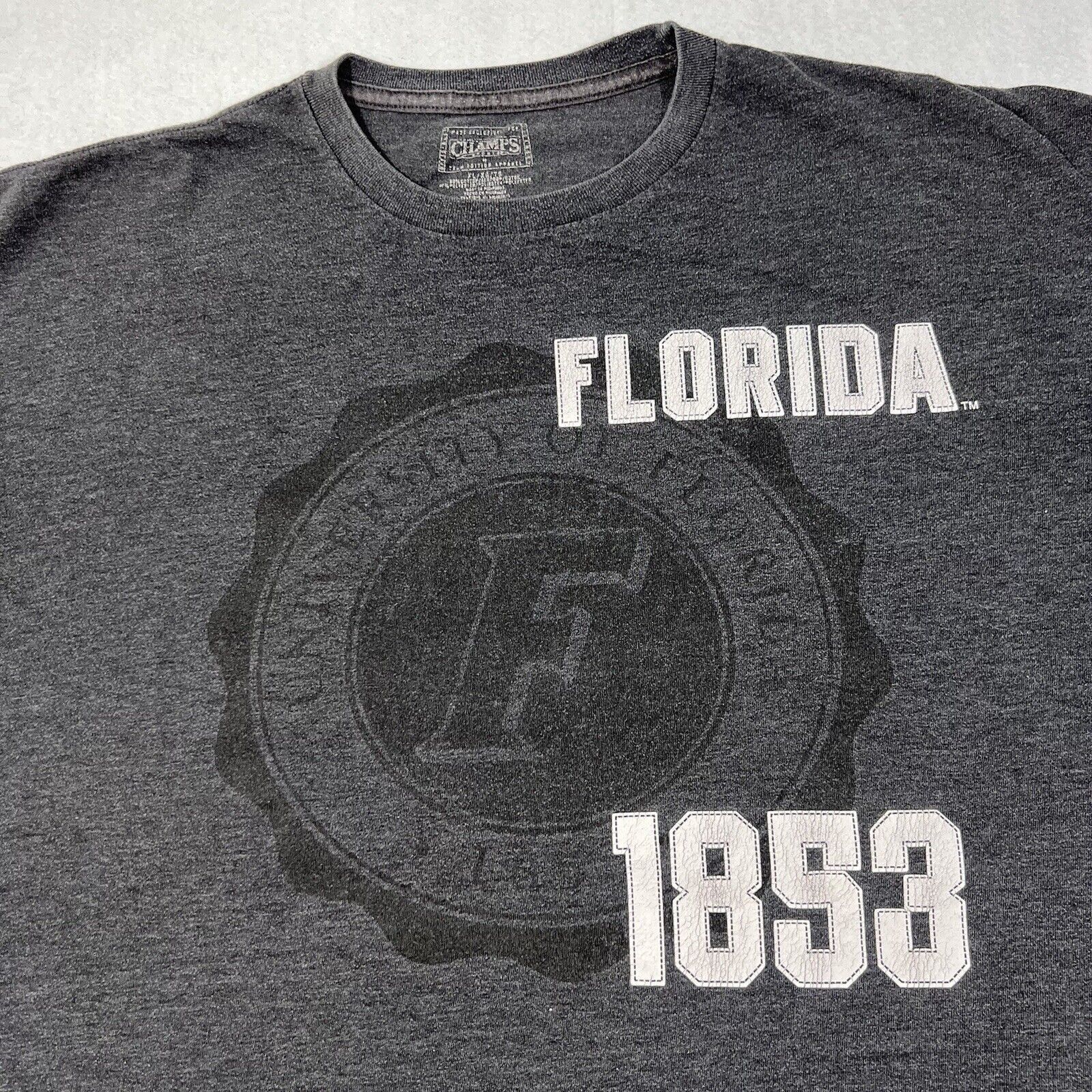 Champs Sport Champs Florida Gators Gray Graphic T Shirt '1853' Tee UF Size US XL / EU 56 / 4 - 2 Thumbnail