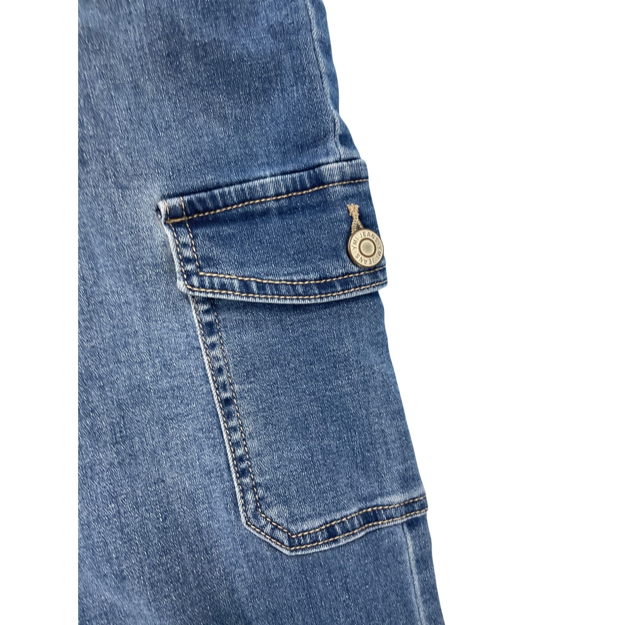 Other YMI High-Rise Skater Wide-Leg womans blue denim Jeans Size 3 Size 26" / US 2 / IT 38 - 8 Thumbnail
