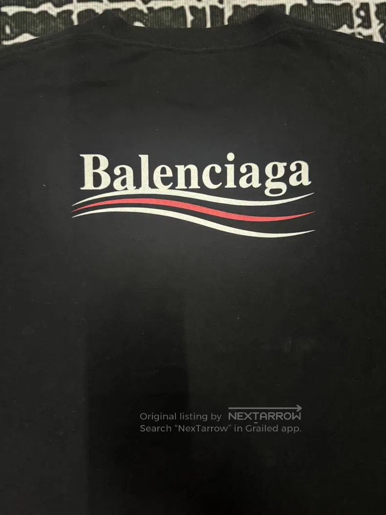 Balenciaga Balenciaga Coke print wave logo loose fit short-sleeve Size US S / EU 44-46 / 1 - 5 Thumbnail