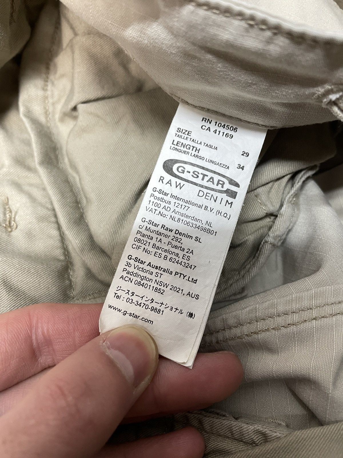 Vintage G-Star Raw Denim Jeans Embroidered Big Logo Y2K
