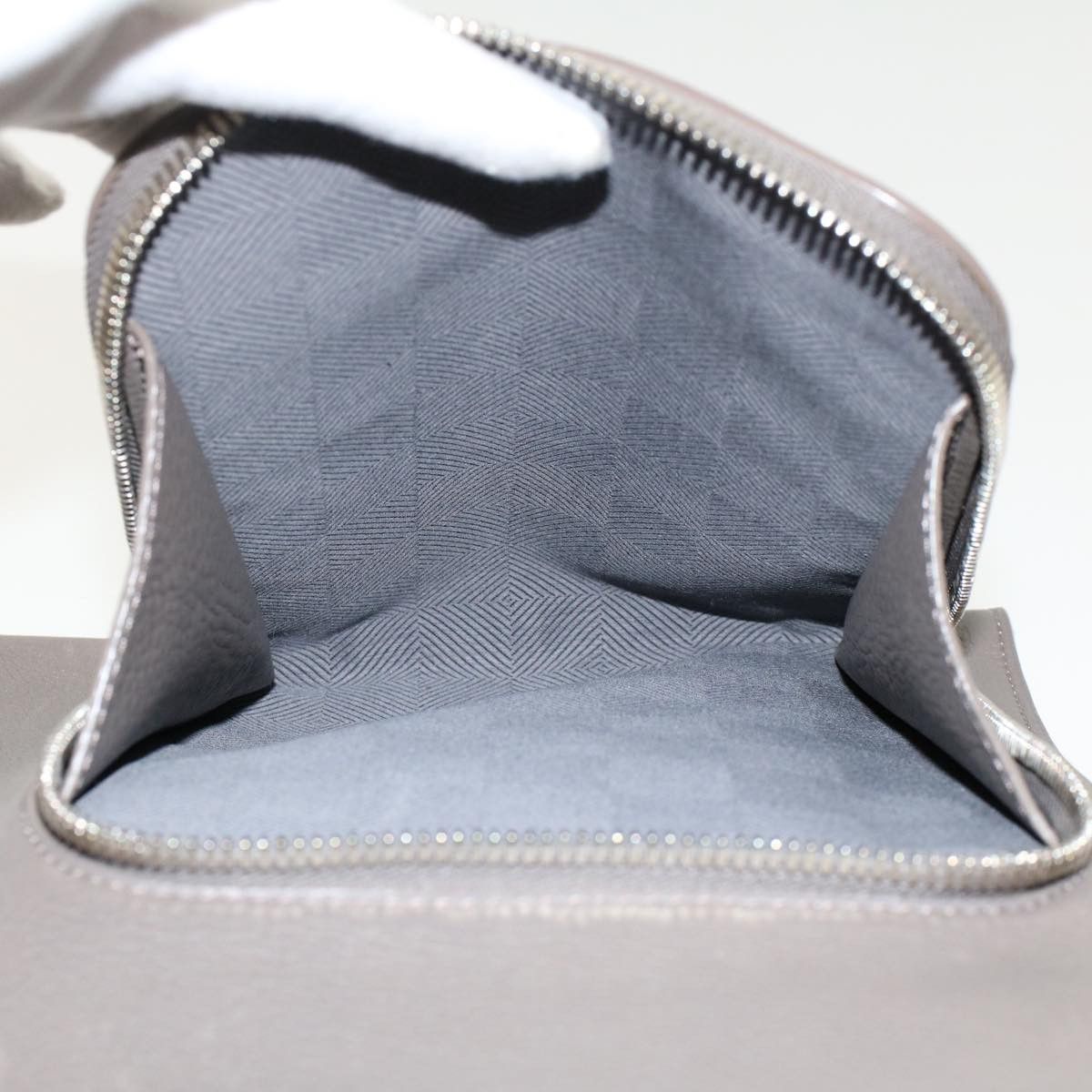 Louis Vuitton LOUIS VUITTON Naxos Shoulder Bag Leather Gray Size ONE SIZE - 10 Thumbnail