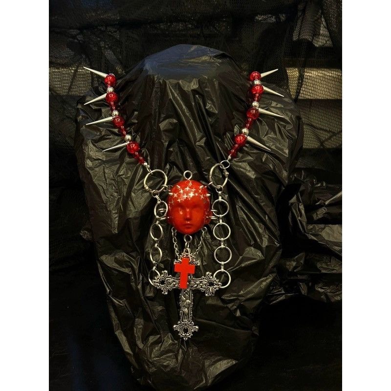 Japanese Brand × Vintage Retro punk necklace Size ONE SIZE - 4 Thumbnail