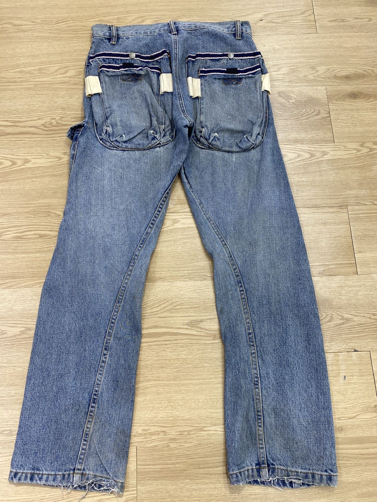 Japanese Brand Japanese Brand Carenaa Cargo Multi Pocket Jeans Size US 31 - 3 Thumbnail