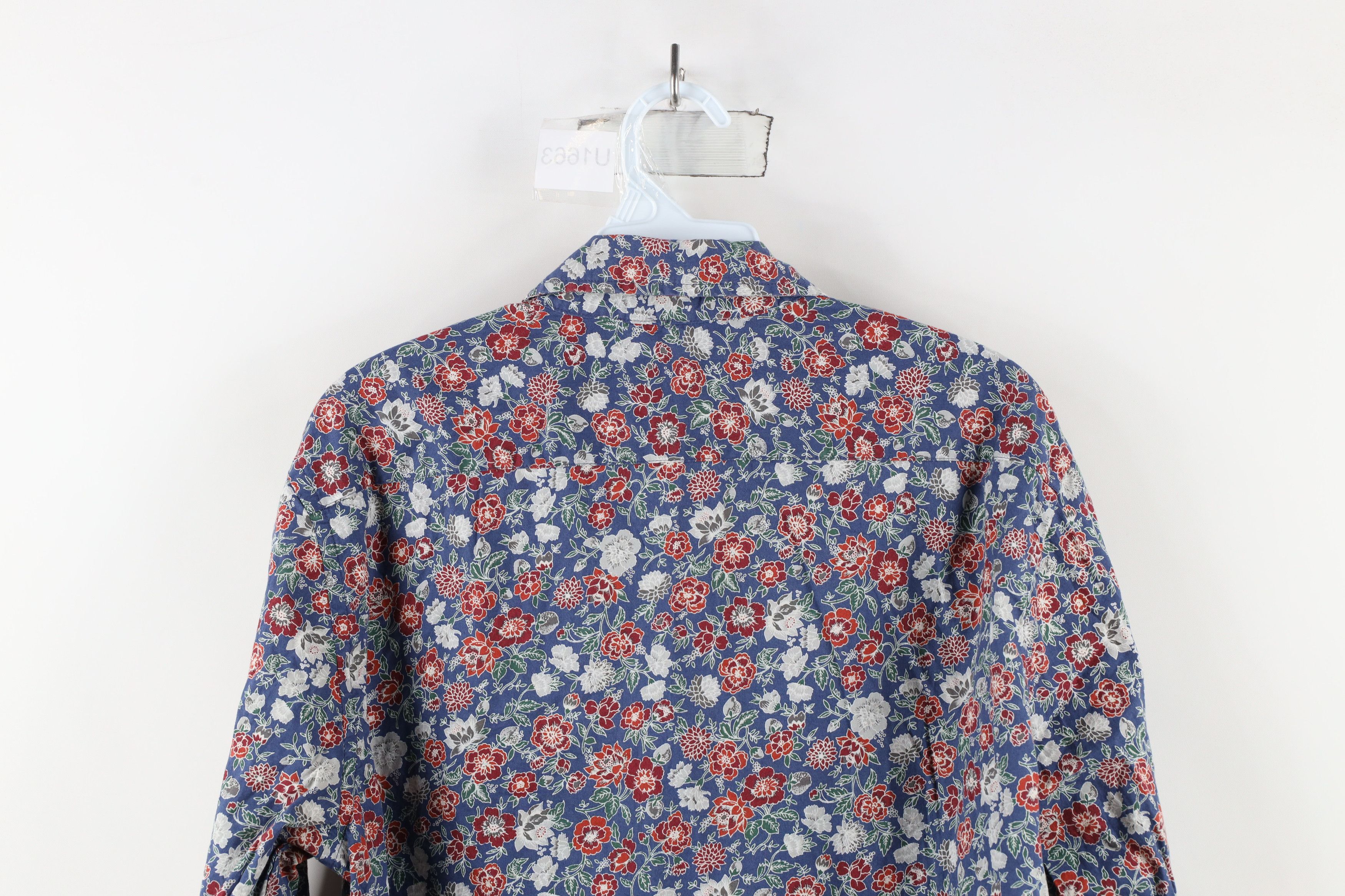 Express × Vintage Express Soft Wash Flower All Over Print Button Down Shirt Size US M / EU 48-50 / 2 - 11 Thumbnail