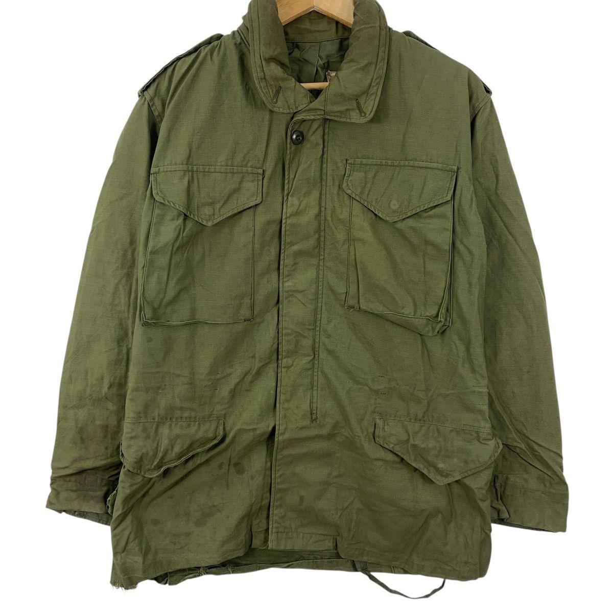 Alpha Industries Vintage ALPHA INDUSTRIES M-65 Field Military Jacket Parka Size US S / EU 44-46 / 1 - 5 Thumbnail