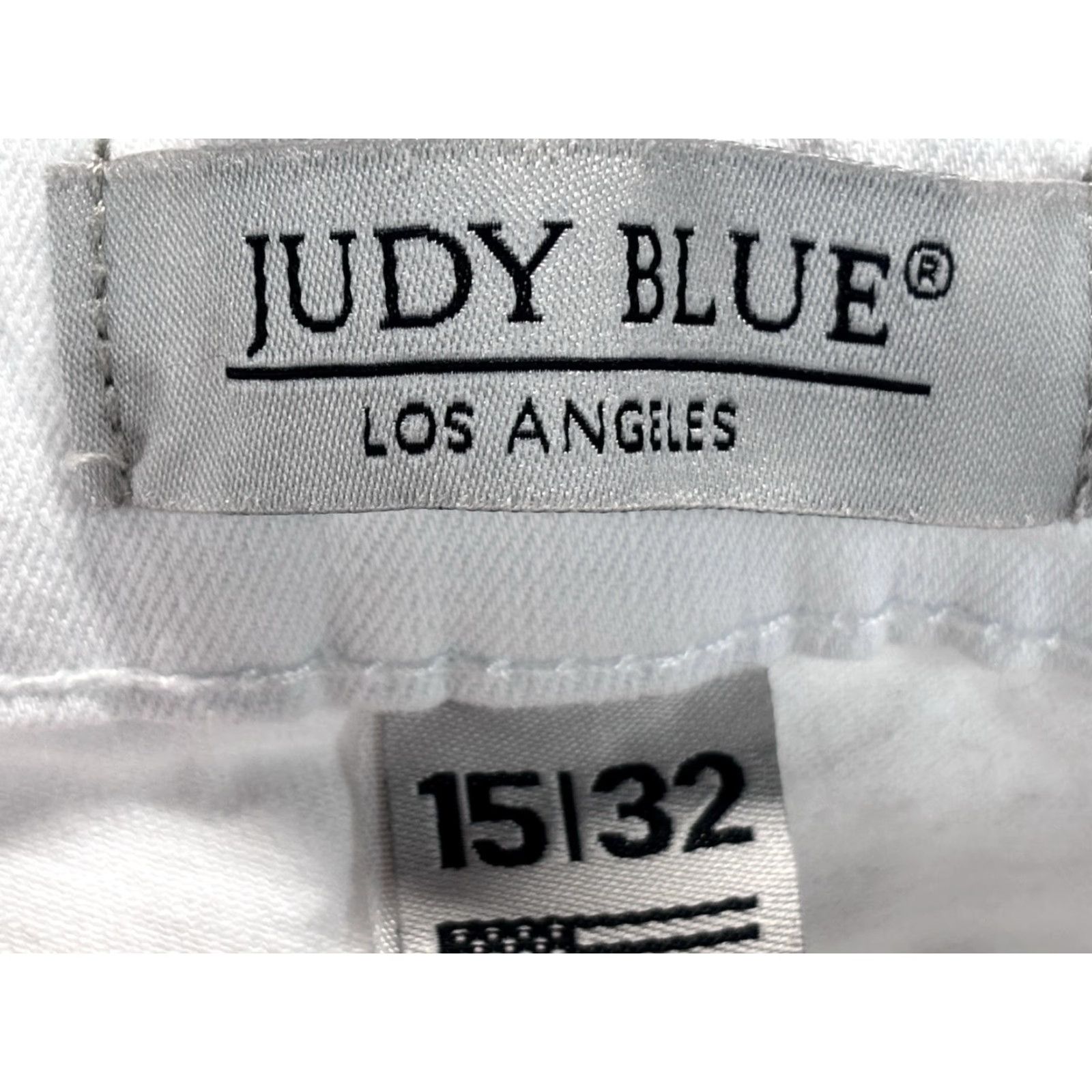 Vintage VINTAGE Judy Blue Flared Jeans Women’s Size 32 White Cotton Blend Bell Bottoms Stretch Size 24" / US 00 / IT 34 - 5 Thumbnail