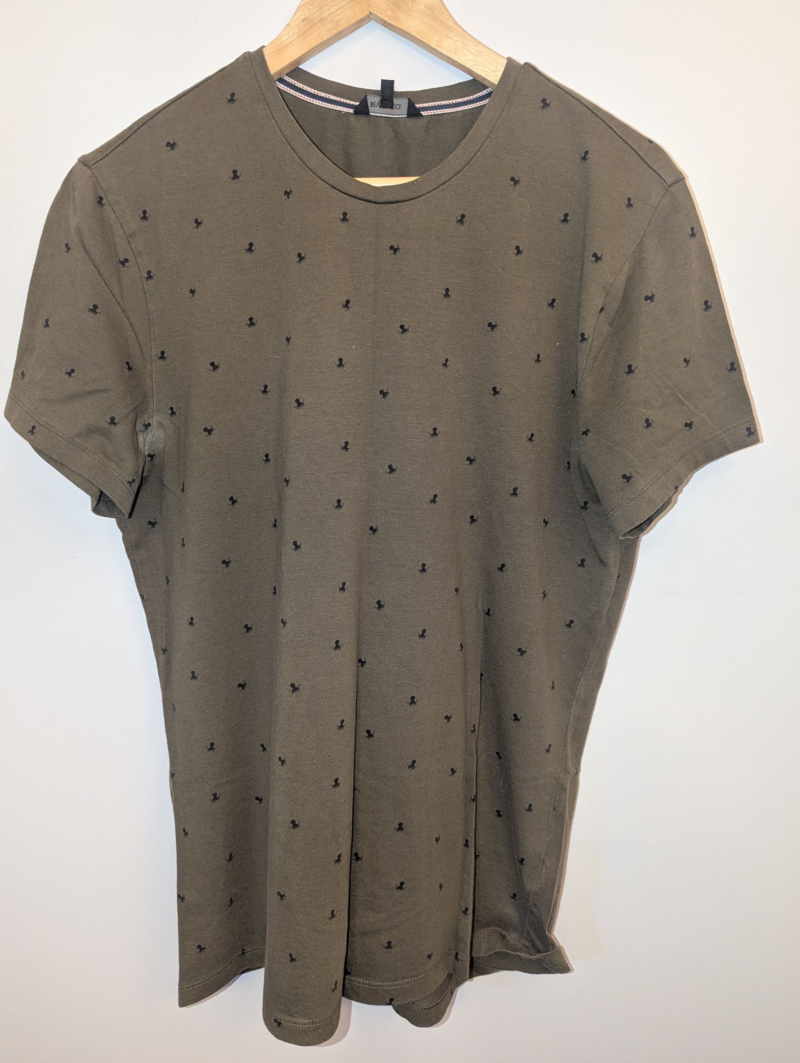 RW&CO. Men's RW & Co. Green Print T-Shirt Size US M / EU 48-50 / 2 - 1 Thumbnail