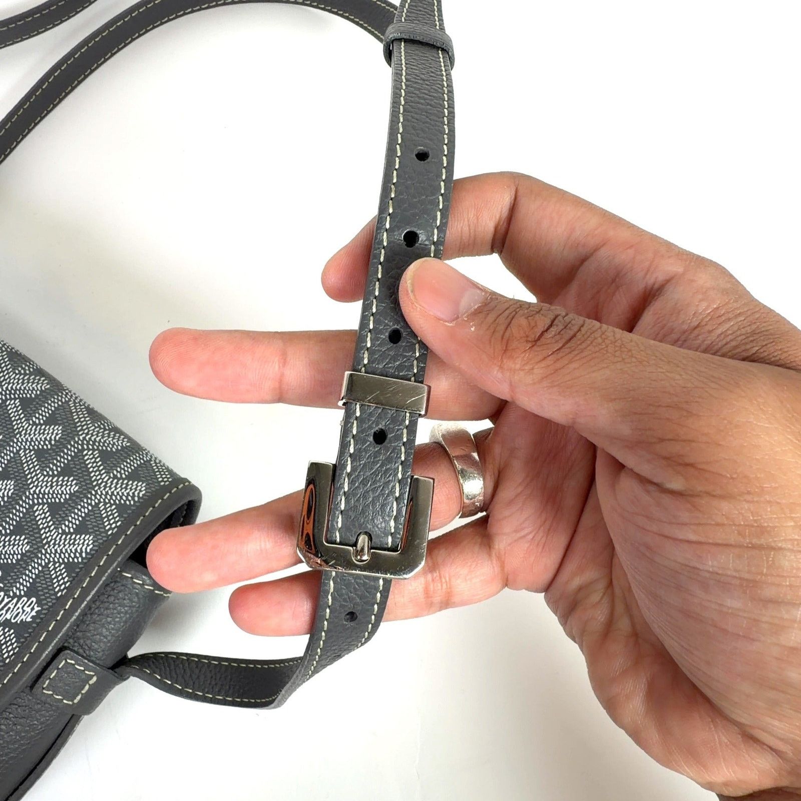 Goyard Goyard Grey Belvedere II PM Messenger Bag Size ONE SIZE - 14 Thumbnail