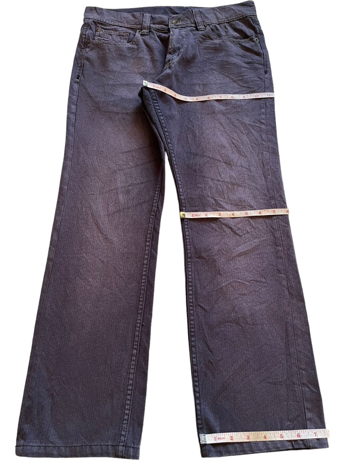 Japanese Brand × semanticdesign Vintage Japanese Semantic Design Striped Lines Jeans Size US 32 / EU 48 - 14 Thumbnail
