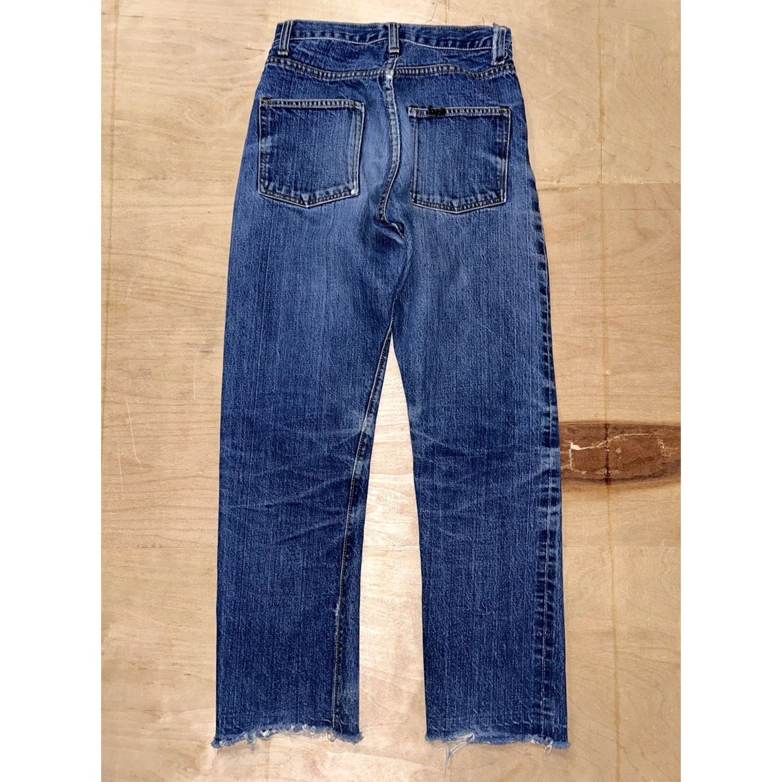 Sears VINTAGE Sears Blue Line Selvedge Denim Jeans 25x27 Denim Blue Mens? 1960s Size US 26 / EU 42 - 3 Thumbnail